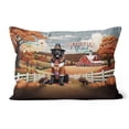 thumbnail image 1 of Thanksgiving Newfoundland Pilgrim Grateful, Thankful, Blessed Fall Welcome Pillow Cushion Double Sided Newfie Dog Lover Gifts Throw Pillow - 00021, 1 of 4