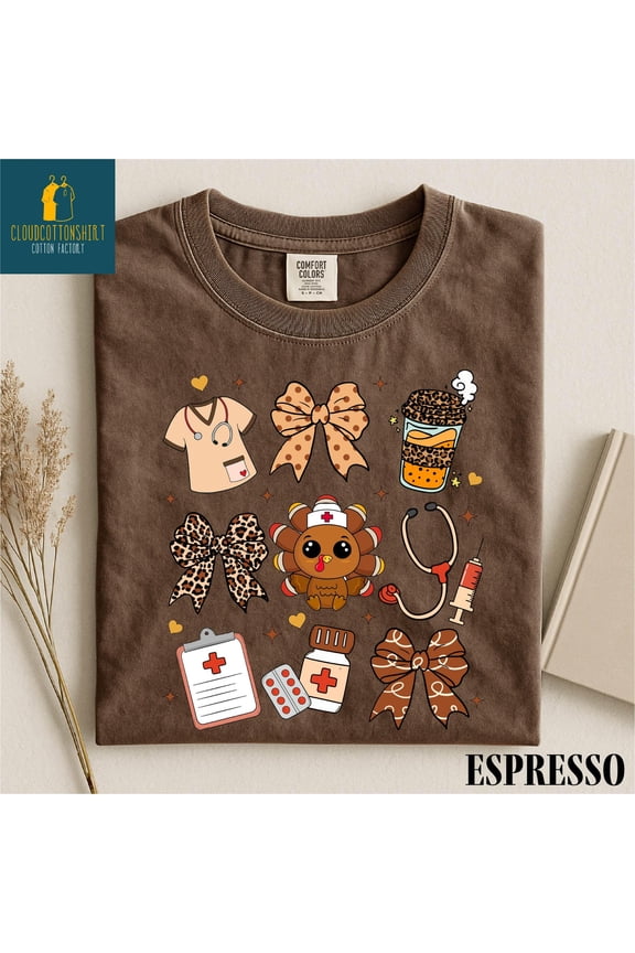 Thanksgiving Nurse Shirt Funny Nurse Tee RN CNA TShirt Emergency Department TShirt Medical