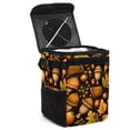 thumbnail image 1 of Thanksgiving Oak Mini Trash Can for Car - Foldable, with Lid, Leak-Proof, Hanging Storage Bag, 1 of 6