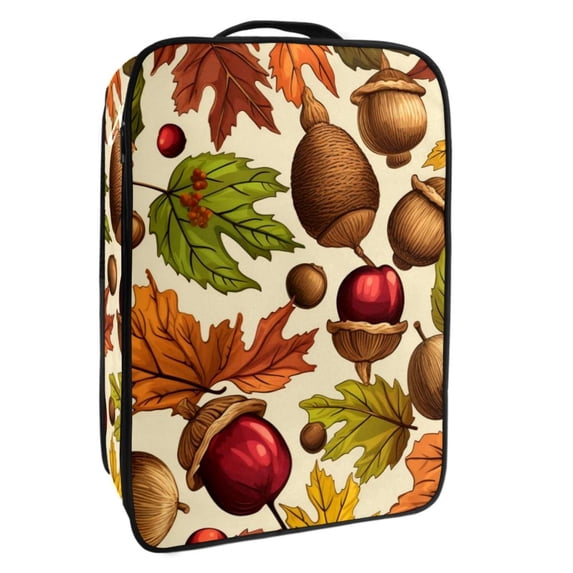 Thanksgiving Oak Polyester Shoe Boxes - 23x31cm/9x12in Size for Organization and Storage