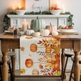 thumbnail image 1 of Thanksgiving Orange Pumpkin Table Runner, Autumn Thanksgiving Kitchen Dining Table Decoration for Home Party Decor 13x120 Inches, 1 of 9