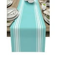 thumbnail image 1 of Thanksgiving Orange Stripes Farm Party Festival Table Runner Kitchen Table Flag Tablecloth Holiday Printed Table Cover, 1 of 5