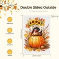 thumbnail image 1 of Thanksgiving Outdoor Garden Flag 28x40in - Washable Turkey Thanksgiving Day Happy Thanskgiving Outdoor Garden Flag Cute Cartoon Durable House Flag - for Outdoor Balcony Decoration, 1 of 6
