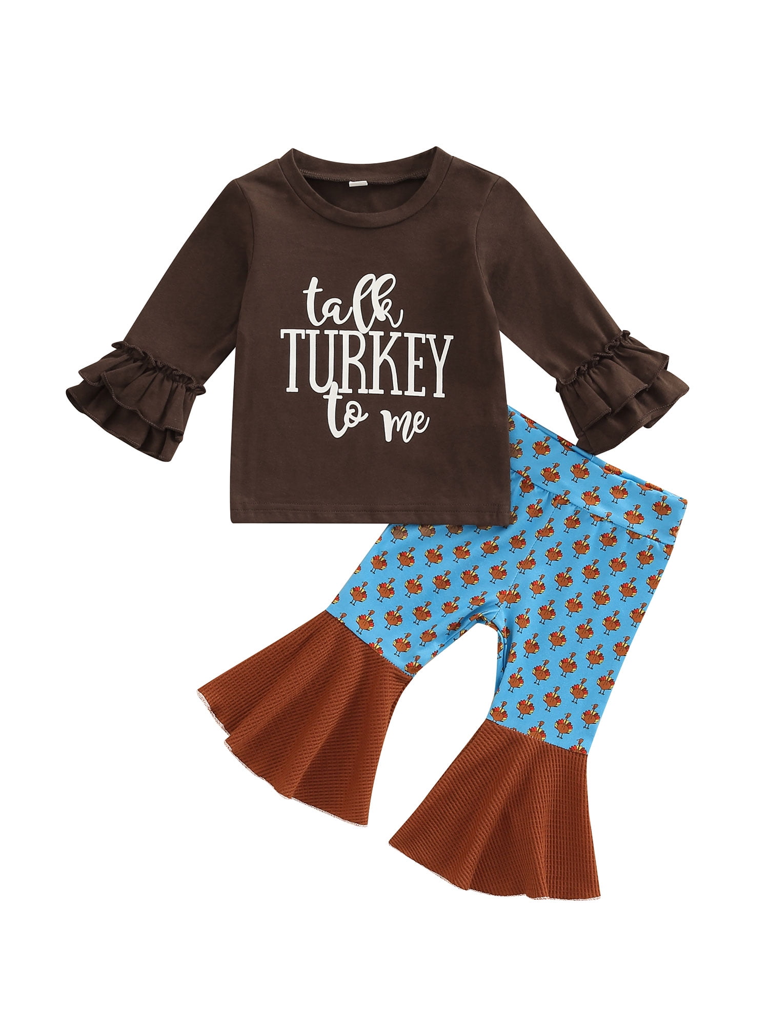 Thanksgiving hot sale ruffle outfit