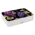 thumbnail image 1 of Thanksgiving PU Leather Jewelry Display Organizer Box Display Case Portable Earring Holder with Removable Compartment, 1 of 6