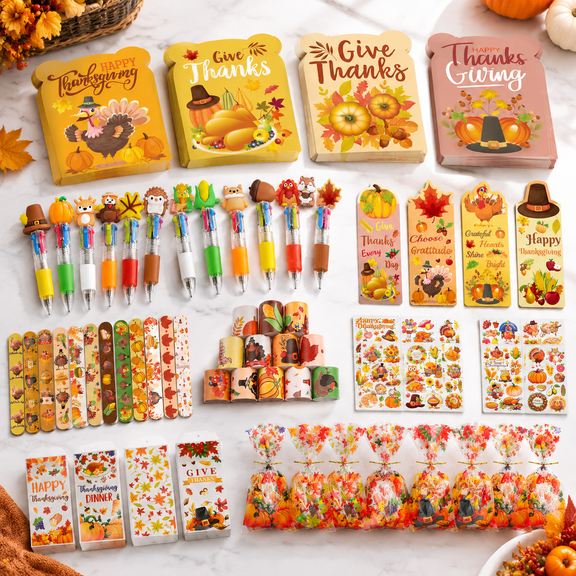 Thanksgiving Party Favors 12pack Goobags Stuffers Bulk