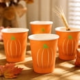 thumbnail image 1 of Thanksgiving Party Supplies, Pumpkin Paper Plates And Cups Set, Disposable Holiday Tableware, Fall Harvest Dinnerware Set For Family Gatherings And Seasonal Celebrations, 1 of 7