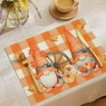 thumbnail image 1 of Thanksgiving Placemats Set - Pumpkin Harvest Heat Resistant Table Mats 12x18 Inch, Vintage Fall Decor for Dining Party & Holiday Home Decor, 1 of 6