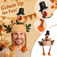 thumbnail image 1 of Thanksgiving Plush Turkey Hat for adults, Turkey Funny Hat for Thanksgiving Night Event, 1 of 6