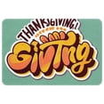 thumbnail image 1 of Thanksgiving Polyester Non-Slip Machine Washable Door Rug Game Mat Kitchen Rug Office Rugs, 1 of 6