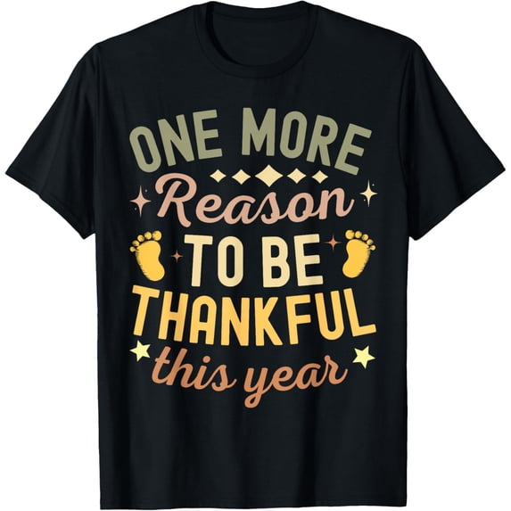 Thanksgiving Pregnancy Announcement Mother Pregnant Thankful T-Shirt