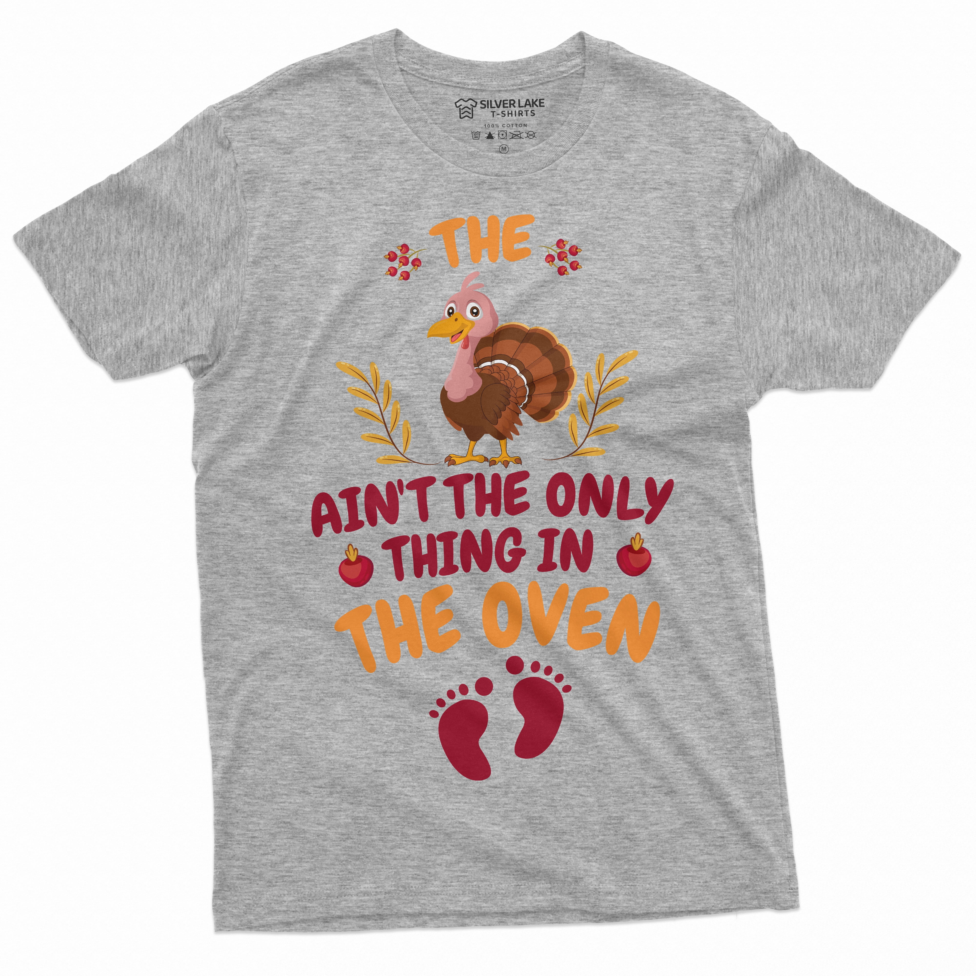 Womens Baby Cute Thanksgiving Pregnancy Announcement T-Shirt Womens Baby Cute Thanksgiving Pregnancy Announcement T-Shirt