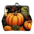 thumbnail image 1 of Thanksgiving Premium Microfiber Zinc Alloy Slim Wallet - Multi-Functional Coin Purse, Compact Size: 4.3x4.7 in/11x12 cm, 1 of 7