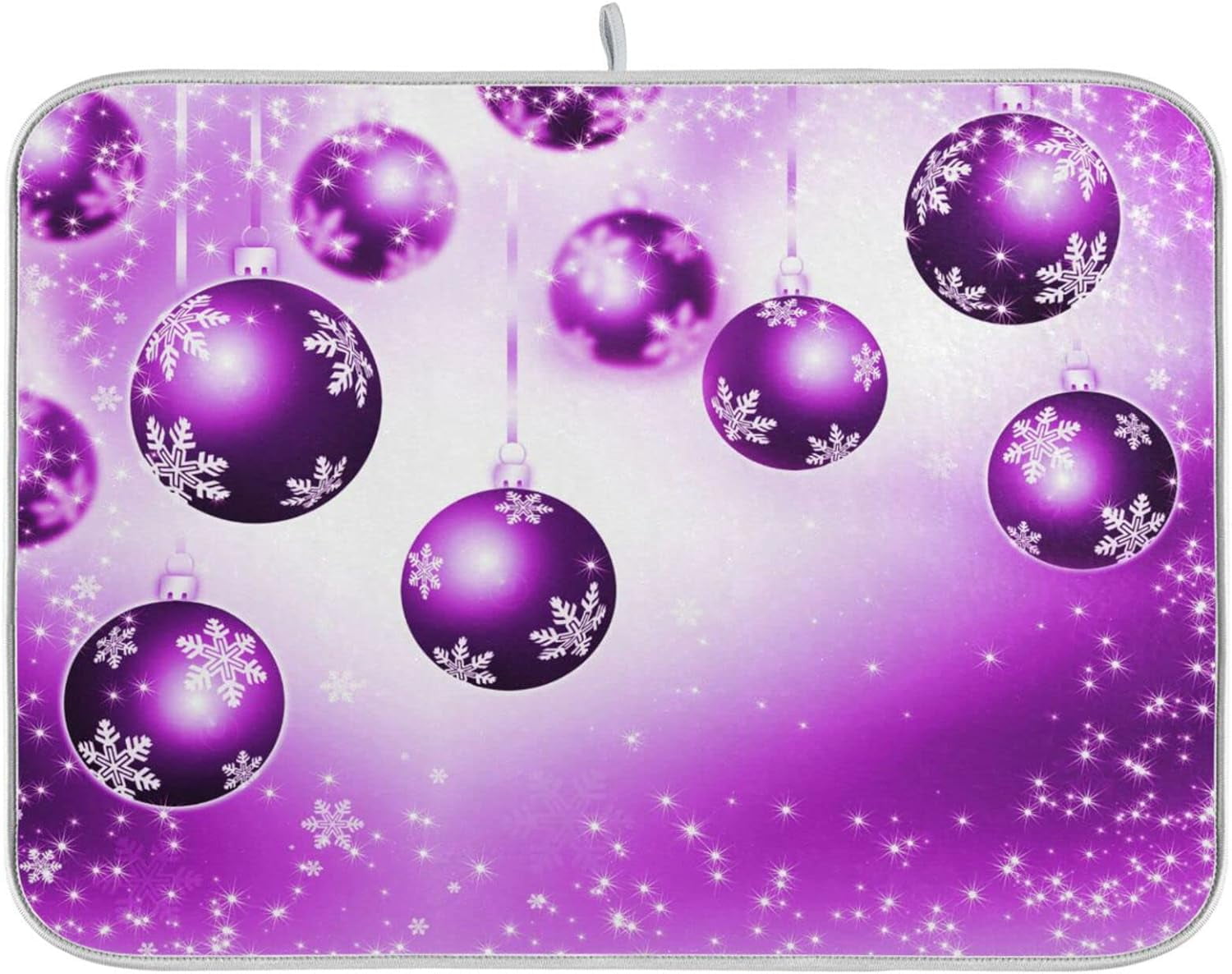 Thanksgiving Pumpkin Dish Drying Mats for Kitchen Counter Fall Harvest Maple Leaves Dry Dishes