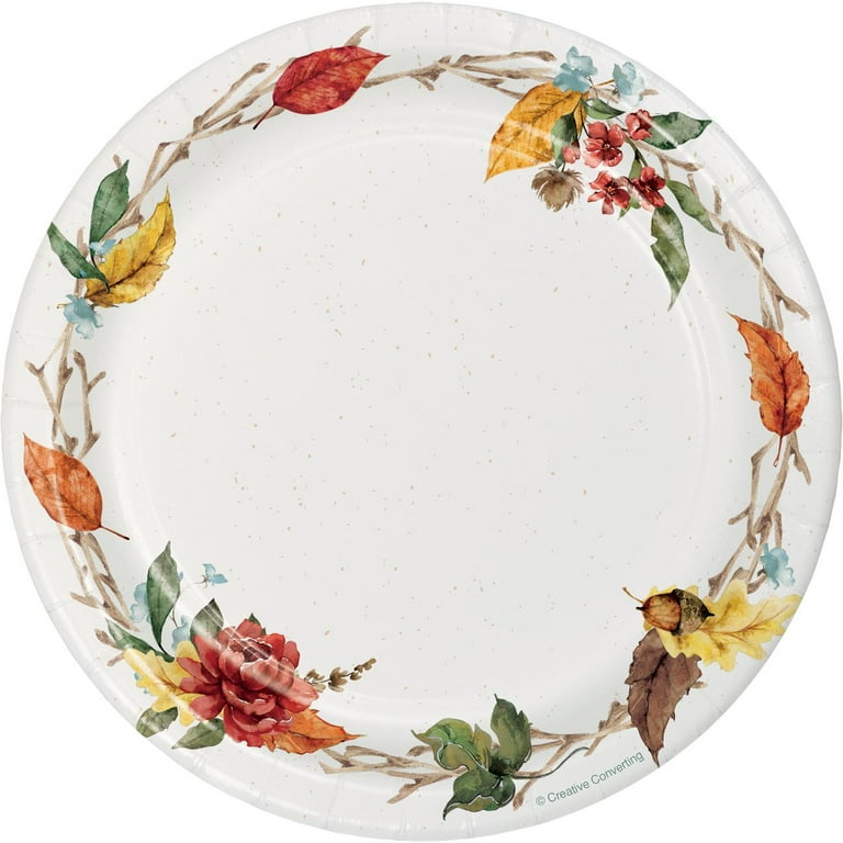 Plastic thanksgiving plates 2025