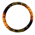 thumbnail image 1 of Thanksgiving Pumpkin Leaves 14.5 Inch Printing PVC Leather Auto Accessories Steering Wheel Cover, 1 of 6