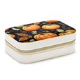 thumbnail image 1 of Thanksgiving Pumpkin Leaves Velvet Portable Jewelry Organizer with Removable Compartment - Necklace Holder, Jewelry Box, and Bracelet Holder, 1 of 7