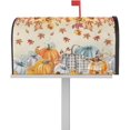 thumbnail image 1 of Thanksgiving Pumpkin Mailbox Cover Fall Magnetic Mailbox Wraps Decor, Autumn Maple Leaves Sunflower Mailbox Covers Large Size 21x25.5In Mail Wrap Farm Letter Box Decoration for Outdoor Gardern Yard, 1 of 6
