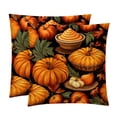 thumbnail image 1 of Thanksgiving Pumpkin Pie Pillow Covers Inserts - Set of 2 Chair Pillow Covers, Decorative Pillows - Available in 16x16, 18x18, and 20x20 Inches with Unique Patterns for Any Occasion, 1 of 6