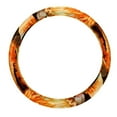 thumbnail image 1 of Thanksgiving Pumpkin Pie Steering Wheel Cover, Car Wheel Covers, 14.5 Inch Printing PVC Leather Auto Accessories, 1 of 6