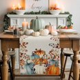 thumbnail image 1 of Thanksgiving Pumpkin Table Runner, Autumn Thanksgiving Kitchen Dining Table Decoration for Home Party Decor 13x48 Inches, 1 of 9