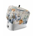 thumbnail image 1 of Thanksgiving Pumpkin Toaster Cover 2 Slice, Small Kitchen Appliance Covers, Fall Eucalyptus Autumn Leaves Beige Toaster Oven Cover with Loop, Bread Machine Cover Polyester Dust Cover Protection, 1 of 4