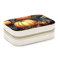 thumbnail image 1 of Thanksgiving Pumpkin Velvet Portable Decorative Box with Removable Compartment - Storage Box, Display Case, and Earring Holder - Ideal Gift, 1 of 7