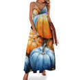 thumbnail image 1 of Thanksgiving Pumpkins Fine Art Sleeveless Dress Summer Dress Woman 2025, 1 of 7