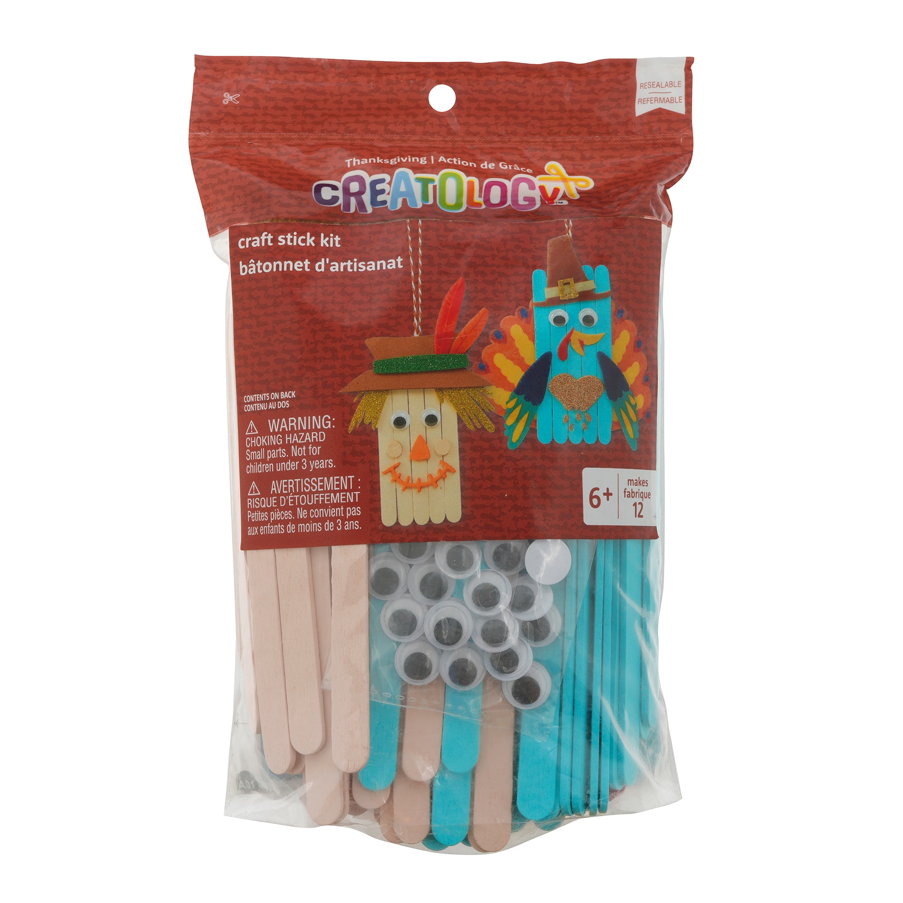 Thanksgiving Scarecrow Craft Stick Kit by Creatology™Fall Thanksgiving