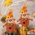 thumbnail image 1 of Thanksgiving Scarecrow Doll with Sunflower & Pumpkin, 8.26 Inch Fall Decorations for Tabletop, Hanging Ornaments, Harvest Festival Home Decor Multicolor, 1 of 6