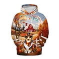 thumbnail image 1 of Thanksgiving Shetland Sheepdog Pilgrim Grateful, Thankful, Blessed Fall Welcome All Over Print 3D Hoodie Unisex Merch Hoodies Sheltie Dog Lover Gifts - 00021, 1 of 6