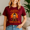 thumbnail image 1 of Thanksgiving Shirt,Turkey Tee,Holiday Gift ,Happy Thanksgiving Tshirt,Turkey Day,Family Gobble ,Pumpkin,, 1 of 5
