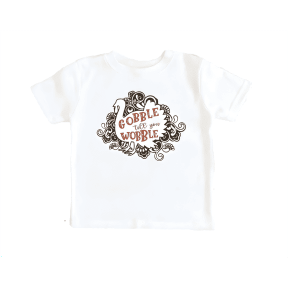 Thanksgiving Shirt for Kids – Cute Simple White T-Shirt for Holiday Celebrations