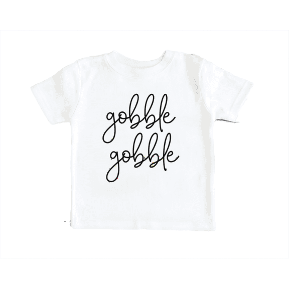 Thanksgiving Shirt for Kids – Cute Simple White T-Shirt for Holiday Celebrations