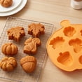 thumbnail image 1 of Thanksgiving Silicone Baking Mold Set, Fall Pumpkin Maple Leaf Acorn Squirrel Shaped Molds for Chocolate Candy Cake Dessert, Non Stick Food Grade Baking Tray for Autumn Harvest Party DIY Kitchen Tool, 1 of 6