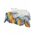 thumbnail image 1 of Thanksgiving Sofa Couch Covers for Dog,Washable Sectional Couch Slipcovers for Loveseat with Tassels,Blue Gold Pumpkins Maple Leaves Watercolor Non Slip Sofa Throw Cover Blanket Large 71''x102'', 1 of 8