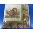 thumbnail image 1 of Thanksgiving Sophistication Turkey Autumn Leaves Party Paper Luncheon Napkins, 1 of 1