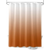 Thanksgiving Stall Shower Curtain, Waterproof Shower Curtains for Bathroom, Fall Orange Ombre Modern Abstract Art Aesthetics Washable Fabric Cloth Bath Curtain for Bathtub with Hooks 36x72 Inches
