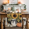 thumbnail image 1 of Thanksgiving Sunflower Table Runner, Autumn Thanksgiving Kitchen Dining Table Decoration for Home Party Decor 13x108 Inches, 1 of 9