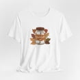 thumbnail image 1 of Thanksgiving T-Shirt, Graphic Tees for Women, Fall Vintage Harvest Tee, Casual Short Sleeve Top，Retro，cotton，white，S-5XL, 1 of 4