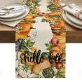 thumbnail image 1 of Thanksgiving Table Runner - 70 Inch Long, Kitchen Dining Table Runner Dresser Scarves, Hellow Fall Pumpkin Orange Green Fruit Farmhouse Decor for Coffee Tables Wedding Party Banquet, 1 of 8