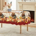 thumbnail image 1 of Thanksgiving Tablecloth 60×84 Inch Rectangular, Turkey Pumpkin Autumn Fall Harvest Vintage Washable Table Cover for Party Picnic Dinner Decor, 1 of 6