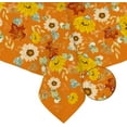 thumbnail image 1 of Thanksgiving Tablecloth, Fall Tablecloth With Floral Orange Tablecloth, Waterproof Fabric Wrinkle Free Thanksgiving Table Cloths For Fall Decor, Fall Tablecloth For Rectangle Tables 60 X 120 Inch, 1 of 4
