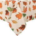 thumbnail image 1 of Thanksgiving Tablecloth Fall Tablecloth Printed Fabric Table Cover Maple Leaf Fall Harvest Rectangle Tablecloth for Festival Harvest Dinner Kitchen Party Holiday Decoration 60x84 inch, 1 of 5
