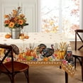 thumbnail image 1 of Thanksgiving Tablecloth Rectangle 60x84 Inch, Turkey Fall Harvest Thanksgiving Table Cloth Rectangle Waterproof Rectangular Table Cover for Dinner Kitchen Party Decorations, 1 of 6