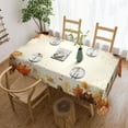 thumbnail image 1 of Thanksgiving Tablecloth Rectangular Autumn Leaves Table Cloth Washable Table Cover for Party Picnic Dinner Decor 60" X 84", 1 of 1