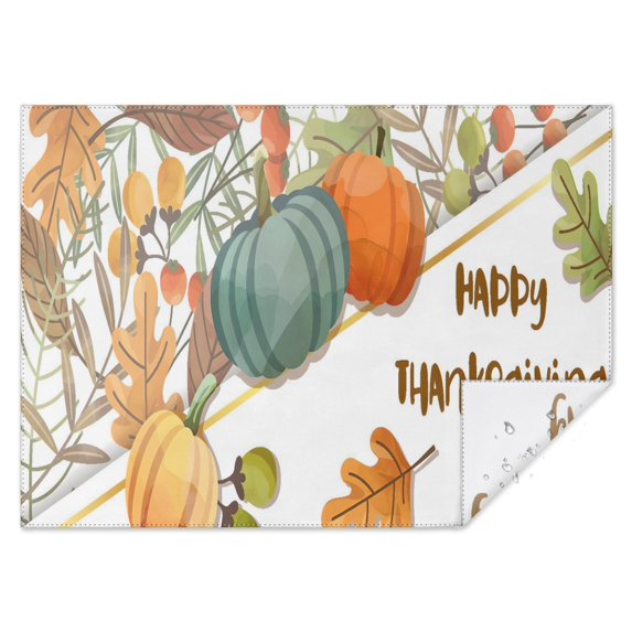 Thanksgiving Tablecloth Waterproof Spillproof Tablecolths Table Covers Rustic Autumn Farm Pumpkins Harvest Table Cloths for Thanksgiving Background Indoor and Outdoor Birthday Rectangle,60x84inch