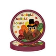 thumbnail image 1 of Thanksgiving Tableware Set Turkey Fall Themed Paper Plates Napkins Cups Cutlery Tablecloth for Friendsgiving Autumn Party Decorations, 1 of 6