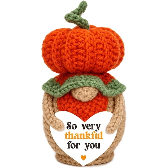 Thanksgiving Thank You Gifts for Mom  Lady Mentor  Hostess Teacher Appreciation,  Crochet Pumpkin  Fall  Decor, Halloween Decorations for Women Men, Thanksgiving Table Decor