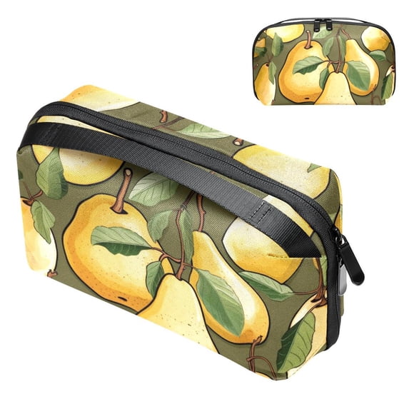 Thanksgiving Travel Organizer, Cable Organizer, Charging Cord Organizer, Charger Storage Organizer - Waterproof Oxford Cloth Electronic Digital Product Storage Case, 5.9x9.44x3.14 in.